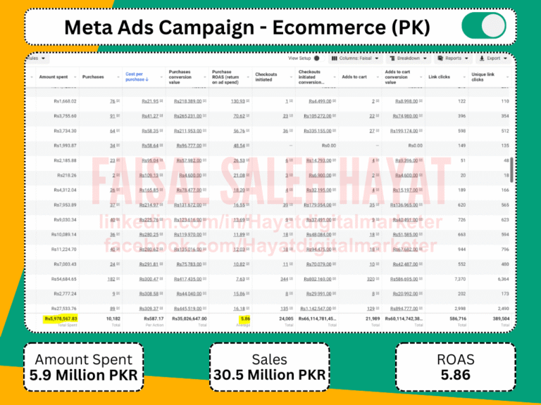Facebook ads expert in islamabad - meta ads result 111